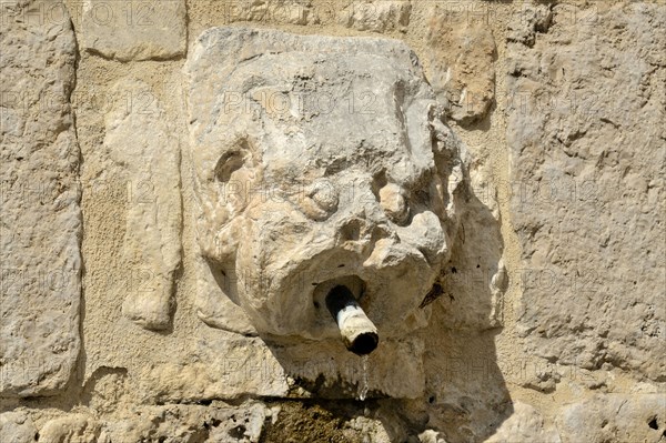 Fountain of the 99 Spouts. L'Aquila. Abruzzo. Italy