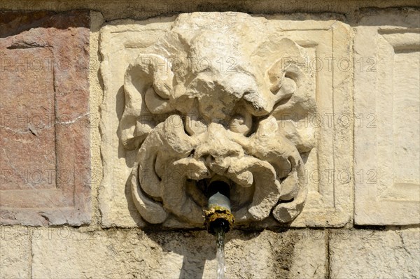 Fountain of the 99 Spouts. L'Aquila. Abruzzo. Italy