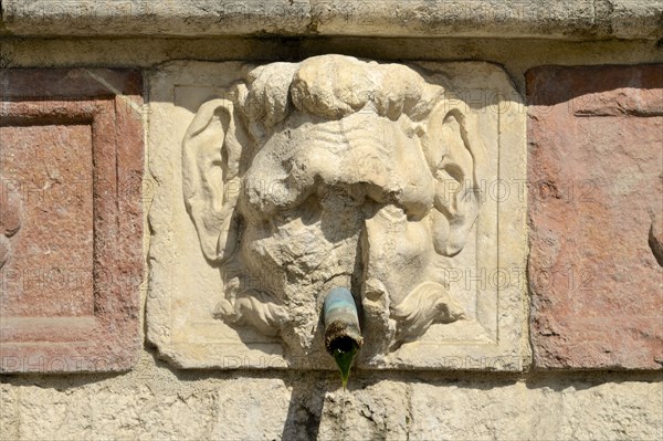 Fountain of the 99 Spouts. L'Aquila. Abruzzo. Italy