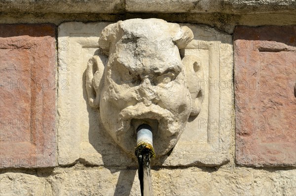 Fountain of the 99 Spouts. L'Aquila. Abruzzo. Italy