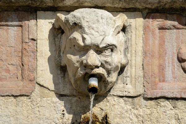 Fountain of the 99 Spouts. L'Aquila. Abruzzo. Italy