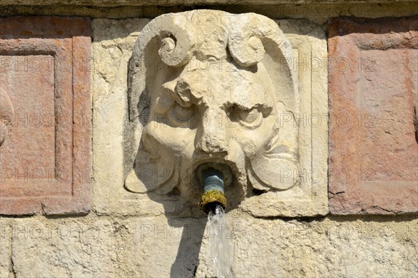 Fountain of the 99 Spouts. L'Aquila. Abruzzo. Italy