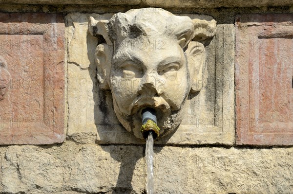 Fountain of the 99 Spouts. L'Aquila. Abruzzo. Italy