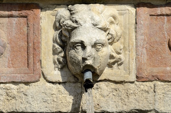 Fountain of the 99 Spouts. L'Aquila. Abruzzo. Italy