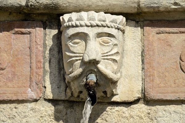 Fountain of the 99 Spouts. L'Aquila. Abruzzo. Italy