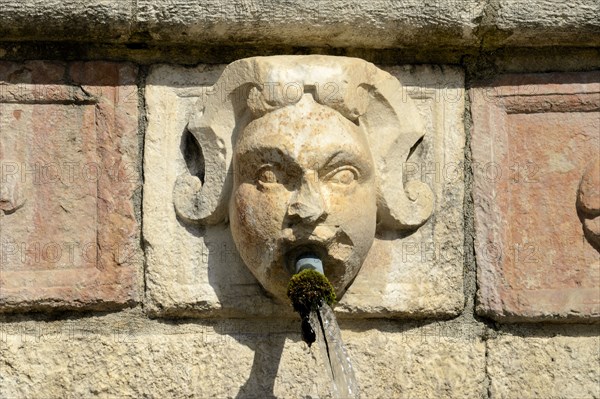 Fountain of the 99 Spouts. L'Aquila. Abruzzo. Italy