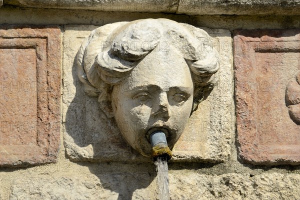 Fountain of the 99 Spouts. L'Aquila. Abruzzo. Italy