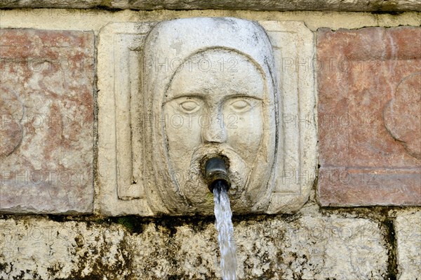 Fountain of the 99 Spouts. L'Aquila. Abruzzo. Italy