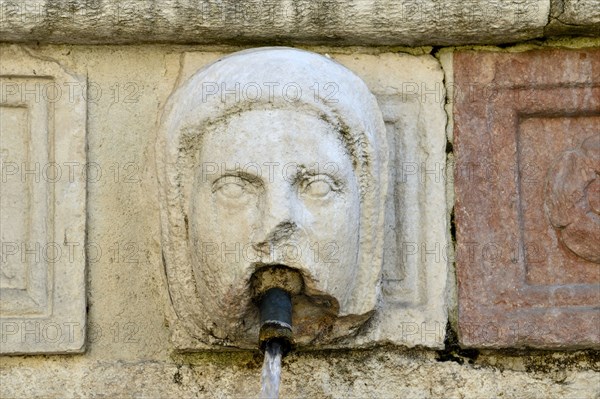 Fountain of the 99 Spouts. L'Aquila. Abruzzo. Italy