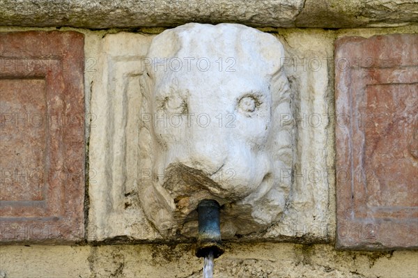 Fountain of the 99 Spouts. L'Aquila. Abruzzo. Italy