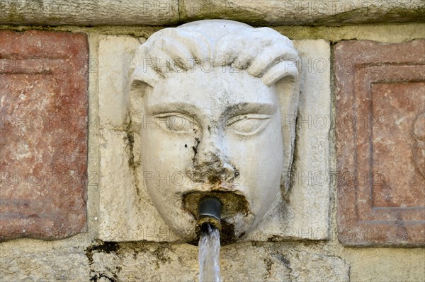 Fountain of the 99 Spouts. L'Aquila. Abruzzo. Italy