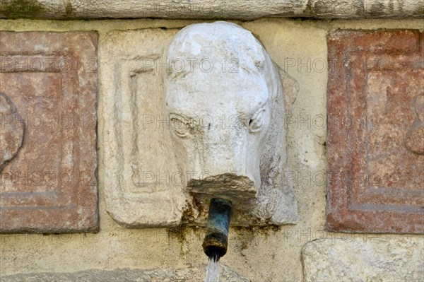 Fountain of the 99 Spouts. L'Aquila. Abruzzo. Italy