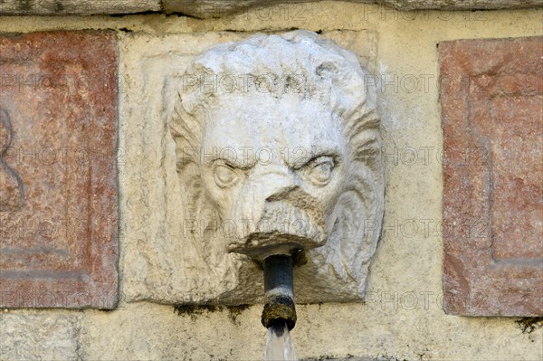 Fountain of the 99 Spouts. L'Aquila. Abruzzo. Italy