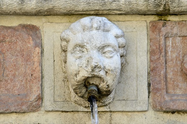 Fountain of the 99 Spouts. L'Aquila. Abruzzo. Italy