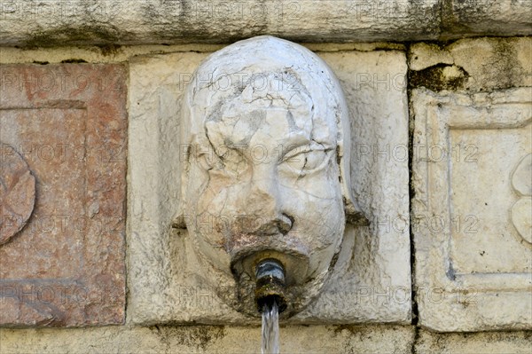 Fountain of the 99 Spouts. L'Aquila. Abruzzo. Italy