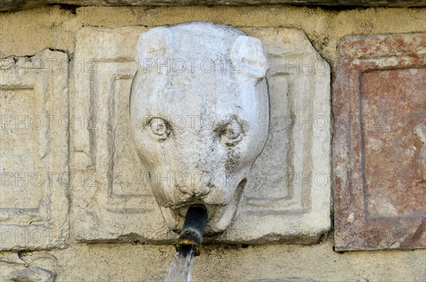 Fountain of the 99 Spouts. L'Aquila. Abruzzo. Italy