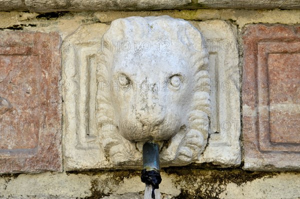 Fountain of the 99 Spouts. L'Aquila. Abruzzo. Italy