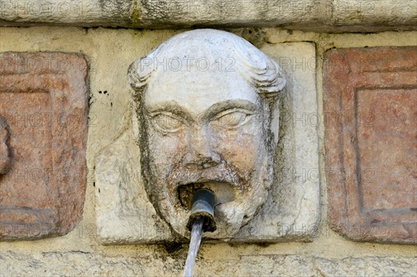 Fountain of the 99 Spouts. L'Aquila. Abruzzo. Italy