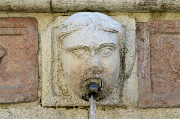 Fountain of the 99 Spouts. L'Aquila. Abruzzo. Italy