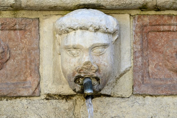 Fountain of the 99 Spouts. L'Aquila. Abruzzo. Italy