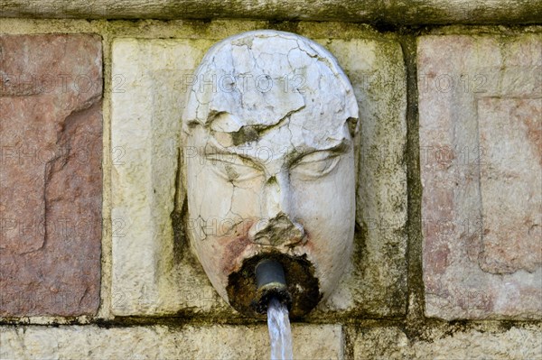 Fountain of the 99 Spouts. L'Aquila. Abruzzo. Italy