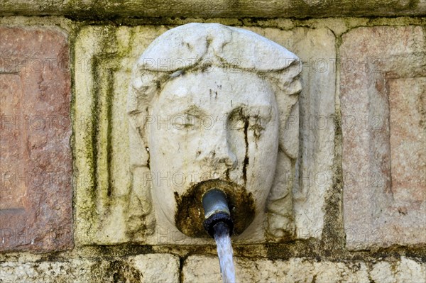 Fountain of the 99 Spouts. L'Aquila. Abruzzo. Italy