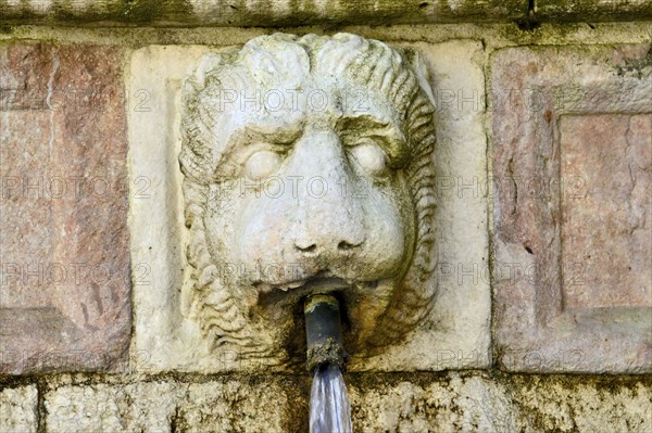 Fountain of the 99 Spouts. L'Aquila. Abruzzo. Italy