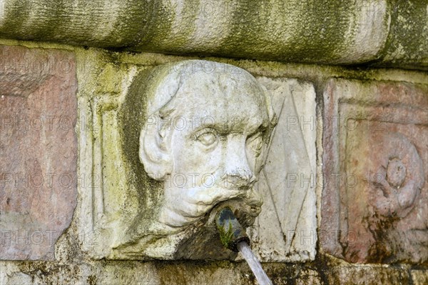 Fountain of the 99 Spouts. L'Aquila. Abruzzo. Italy