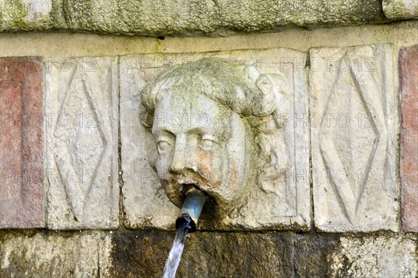 Fountain of the 99 Spouts. L'Aquila. Abruzzo. Italy