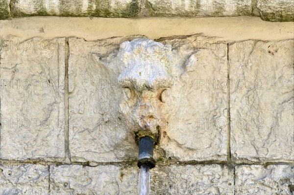 Fountain of the 99 Spouts. L'Aquila. Abruzzo. Italy