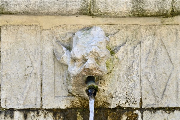 Fountain of the 99 Spouts. L'Aquila. Abruzzo. Italy