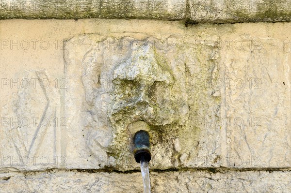 Fountain of the 99 Spouts. L'Aquila. Abruzzo. Italy