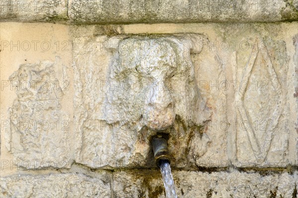 Fountain of the 99 Spouts. L'Aquila. Abruzzo. Italy