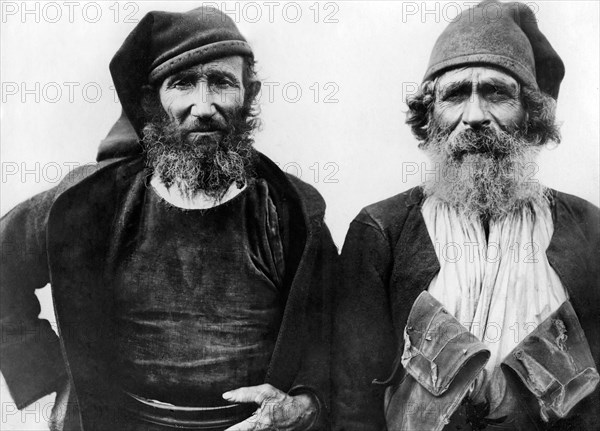 italy, sardegna, sardinian shepherds 1800-1900
autor: remo larco