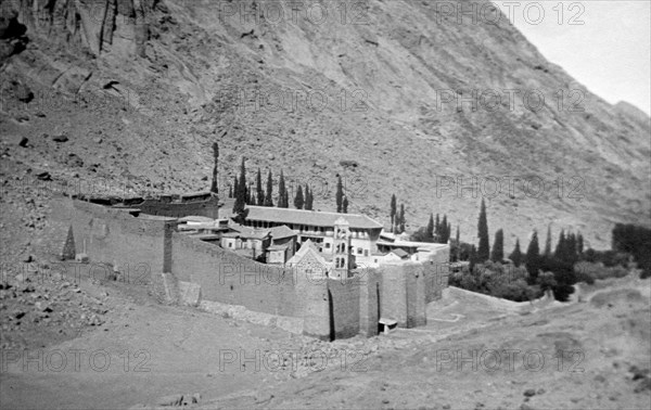 mount sinai, saint catherine's monastery, 1912