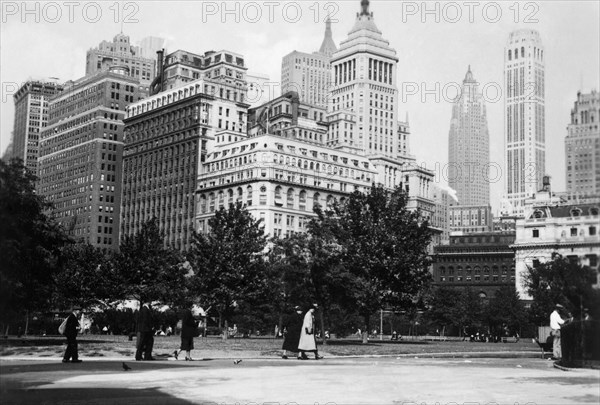 usa, new york, battery park