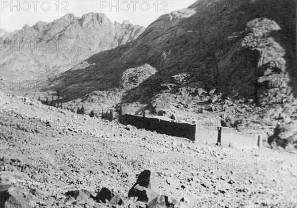 mount sinai, saint catherine's monastery, 1912