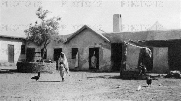 egypt, tour monastery, 1913