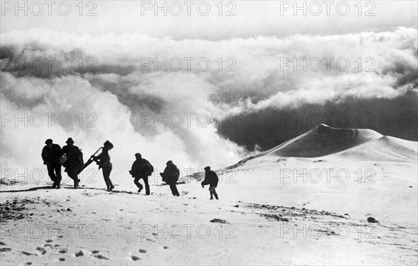 italy, sicily, etna, about 1925