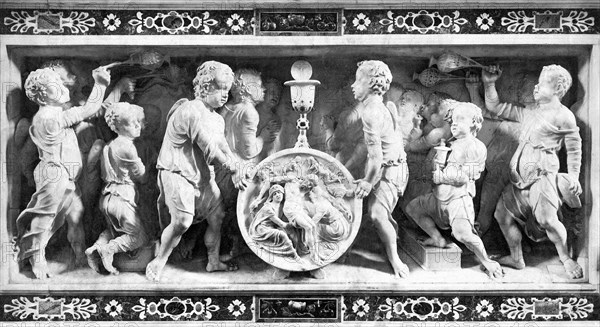europe, italy, bas relief