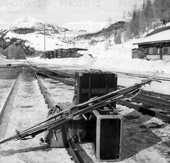 italy, val gardena, 1952