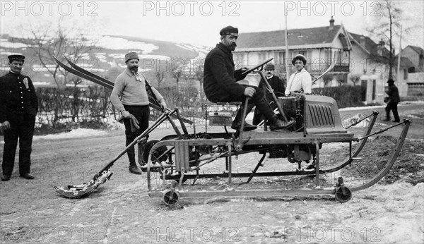 snowmobile, le trameau peroche, 1910-11