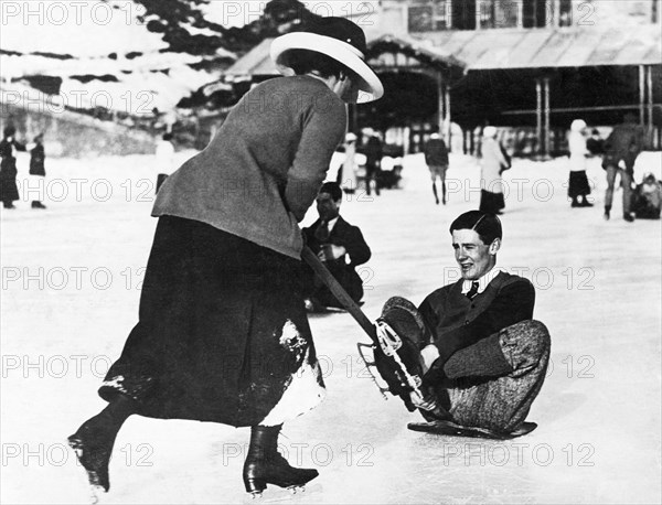 switzerland, saint moritz, 1910