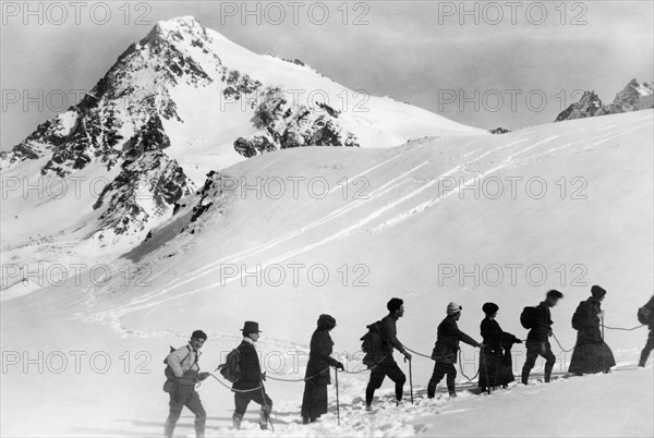 alpinism, combin mountain