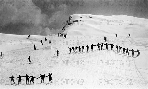 sport, ski, passo rolle, 1922