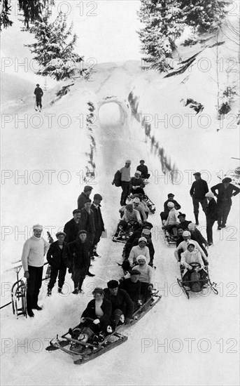 chamonix, bobsleigh, 1910