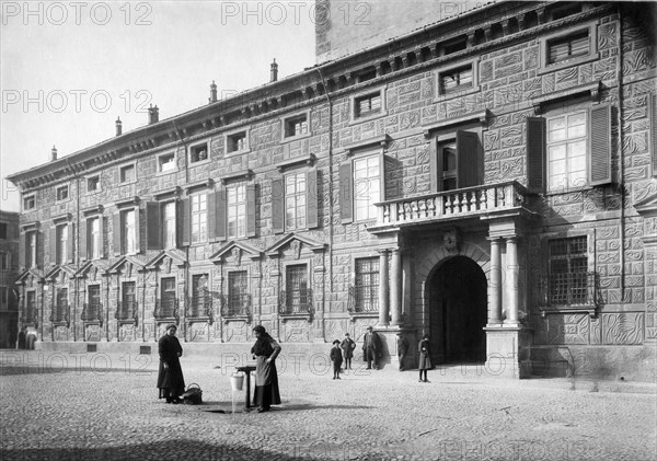 italy, lombardia, mantova, palazzo canossa, 1910-1920