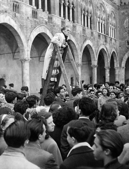 pavia charterhouse, italy, april 1947