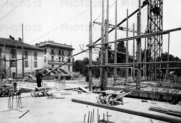 italy, milan, touring hotel, 1920-30