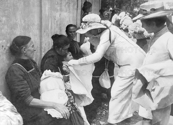 italy, benefactresses, 1910